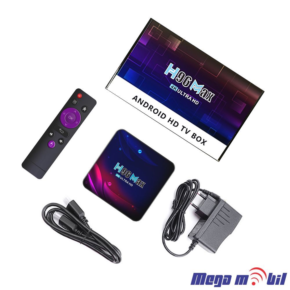 Android TV BOX H96 Max 4GB RAM / 32GB ROM Wi Fi+BT Android 11